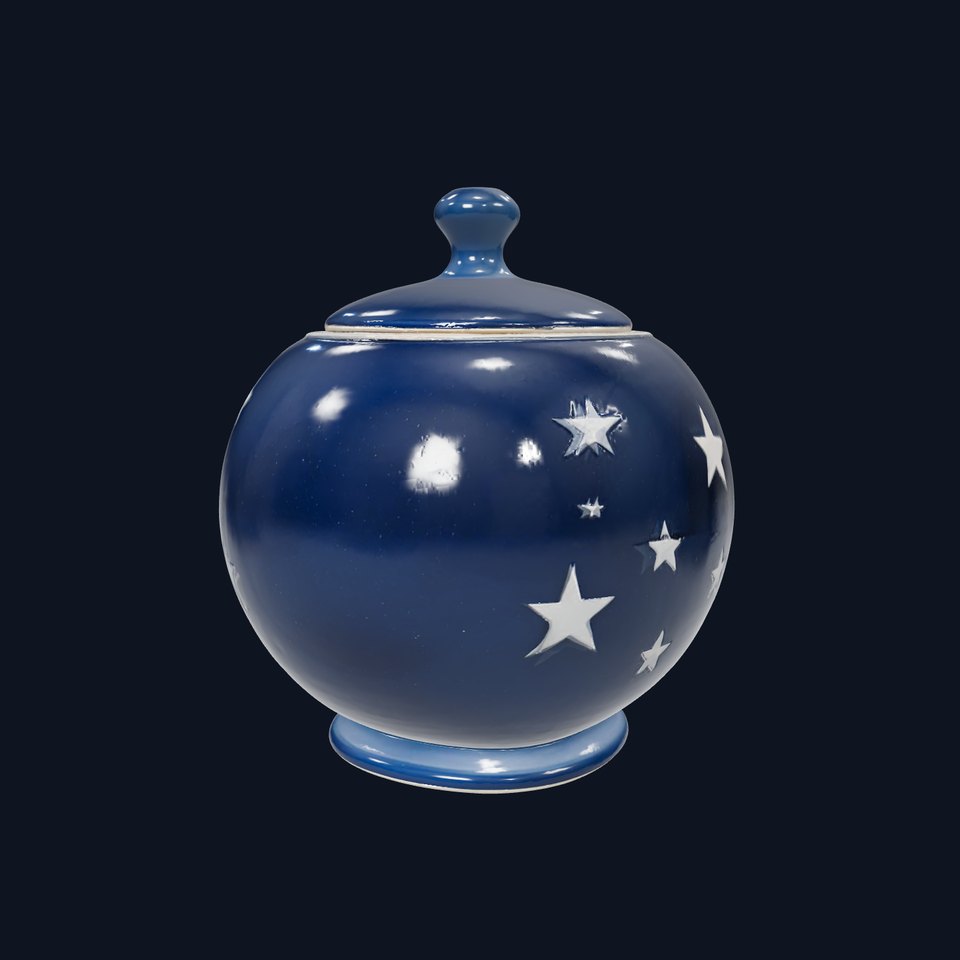 Starry Night Jar model pack